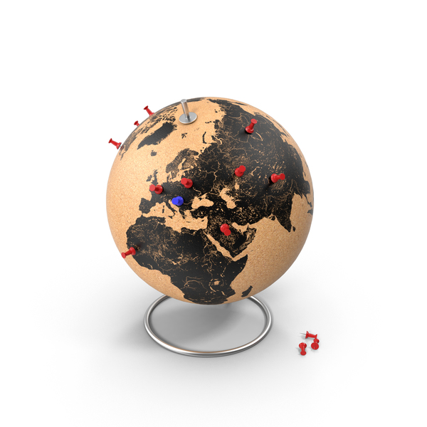 Cork Globe PNG & PSD Images Cork Globe PNG & PSD Images