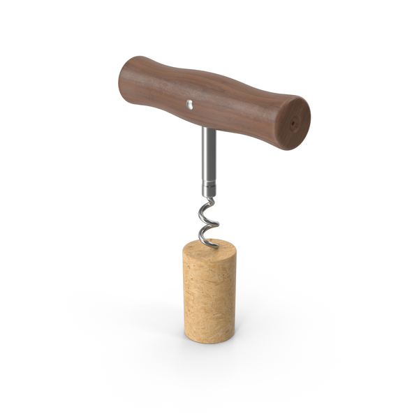 Corkscrew With Cork PNG & PSD Images Corkscrew With Cork PNG & PSD Images