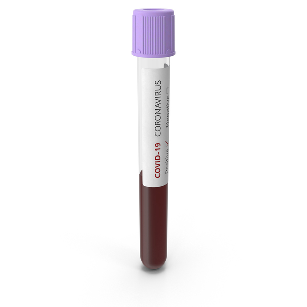Test Tube: Coronavirus Blood Sample Half Full Standing Positive PNG & PSD Images Test Tube: Coronavirus Blood Sample Half Full Standing Positive PNG & PSD Images