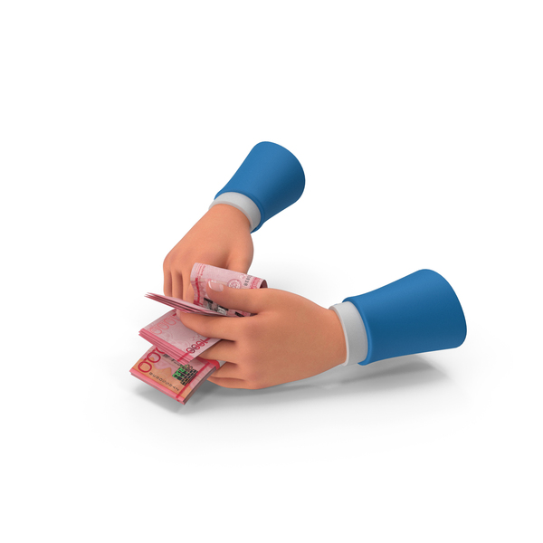Currency: Counting Dominican 1000 Peso Money Notes Hand Hold PNG & PSD Images
