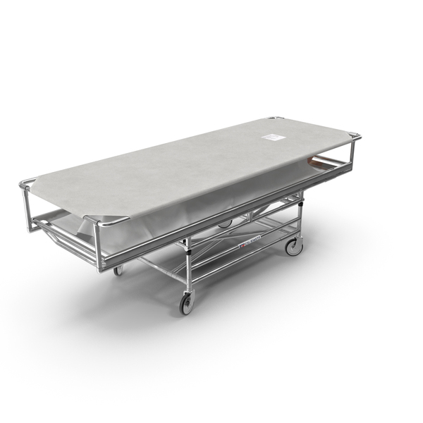 Rolling Stretcher: Covered Gurney CSI Jevett with Male Corpse PNG & PSD Images