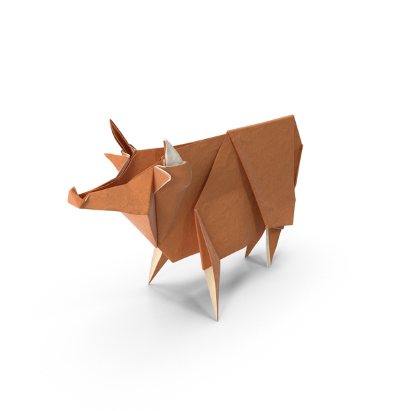 Origami: Cow PNG & PSD Images Origami: Cow PNG & PSD Images