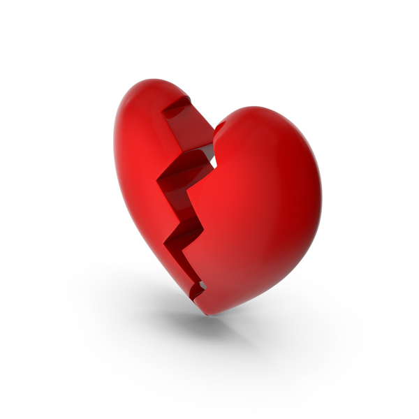 Broken: Cracked Heart Emoji PNG & PSD Images