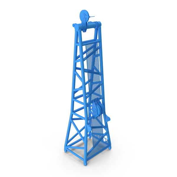 Tower: Crane D Head Section 8.5m Blue PNG & PSD Images Tower: Crane D Head Section 8.5m Blue PNG & PSD Images