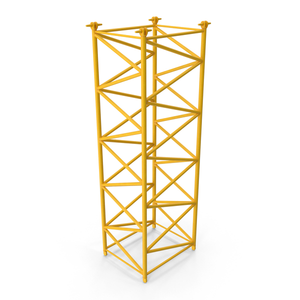 Industrial Tools: Crane F Intermediate Section 6m Yellow PNG & PSD Images Industrial Tools: Crane F Intermediate Section 6m Yellow PNG & PSD Images