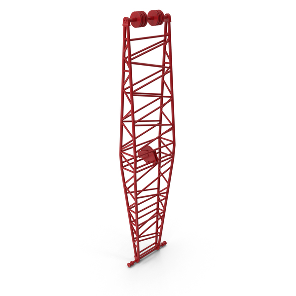 Industrial Equipment: Crane Jib Mast Red PNG & PSD Images Industrial Equipment: Crane Jib Mast Red PNG & PSD Images