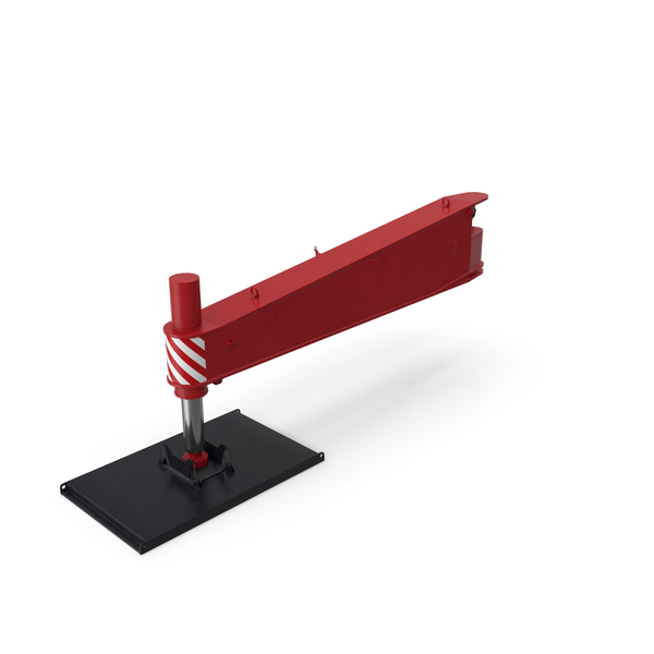 Industrial Equipment: Crane Outrigger Large Red PNG & PSD Images Industrial Equipment: Crane Outrigger Large Red PNG & PSD Images