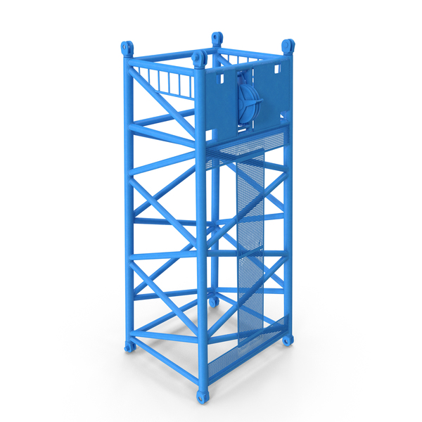 Industrial: Crane SL Reducing Section 6 75m Blue PNG & PSD Images Industrial: Crane SL Reducing Section 6 75m Blue PNG & PSD Images