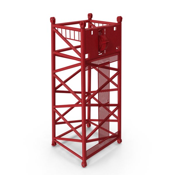 Industrial: Crane SL Reducing Section 6 75m Red PNG & PSD Images Industrial: Crane SL Reducing Section 6 75m Red PNG & PSD Images