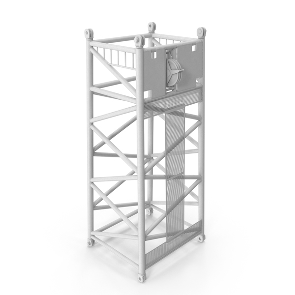Industrial: Crane SL Reducing Section 6 75m White PNG & PSD Images Industrial: Crane SL Reducing Section 6 75m White PNG & PSD Images