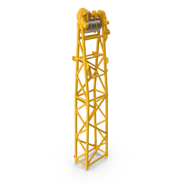 Tower: Crane WA Frame 1 Head Section Yellow PNG & PSD Images Tower: Crane WA Frame 1 Head Section Yellow PNG & PSD Images