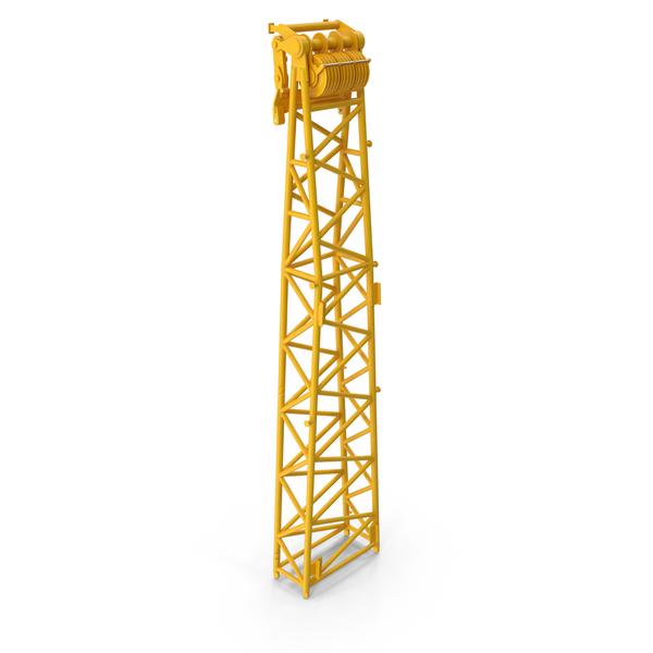 Tower: Crane WA Frame 2 Head Section Yellow PNG & PSD Images Tower: Crane WA Frame 2 Head Section Yellow PNG & PSD Images