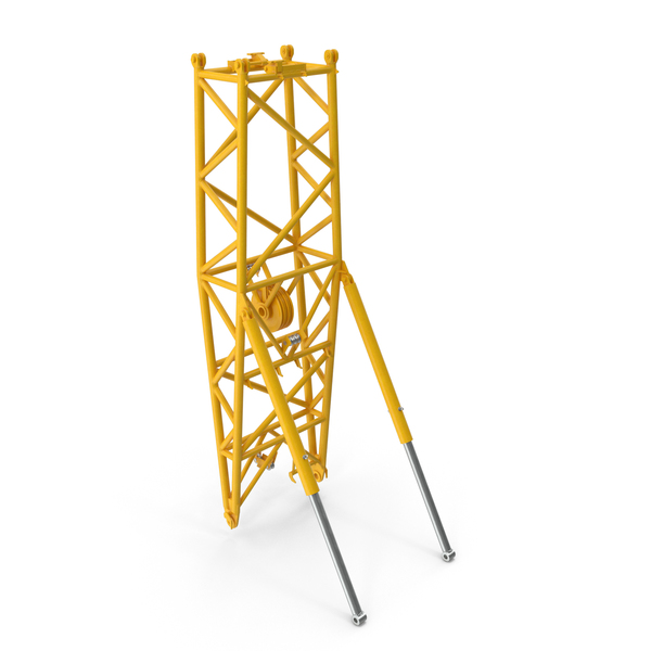Tower: Crane WA Frame 2 Pivot Section Yellow PNG & PSD Images Tower: Crane WA Frame 2 Pivot Section Yellow PNG & PSD Images