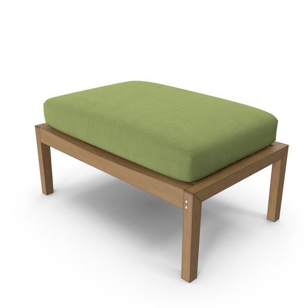 Crate and Barrel - Regatta Ottoman with Sunbrella Cilantro Cushion PNG & PSD Images Crate and Barrel - Regatta Ottoman with Sunbrella Cilantro Cushion PNG & PSD Images