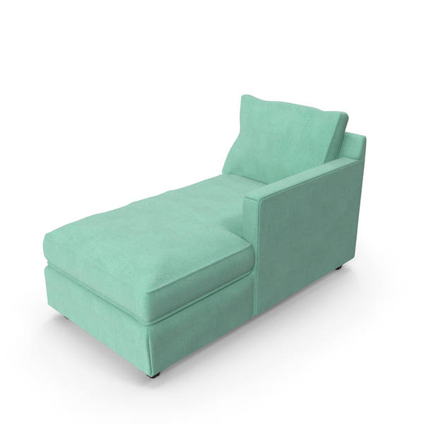 Lounge: Crate and Barrel - Troy Arm Chaise PNG & PSD Images
