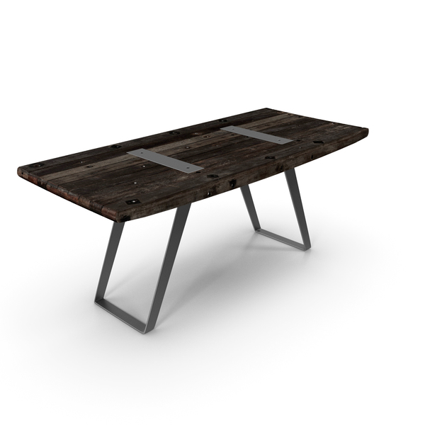 Desk: Crate&Barrel -  Phoenix Work Table PNG & PSD Images
