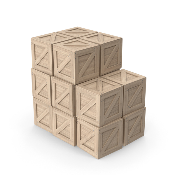 Crate: Crates Cargo Box Stack PNG & PSD Images
