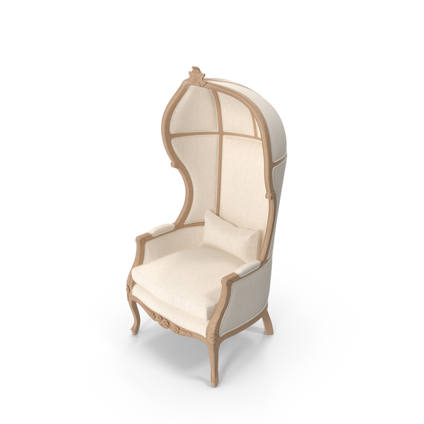 Cream Balloon High Back Chair PNG & PSD Images Cream Balloon High Back Chair PNG & PSD Images