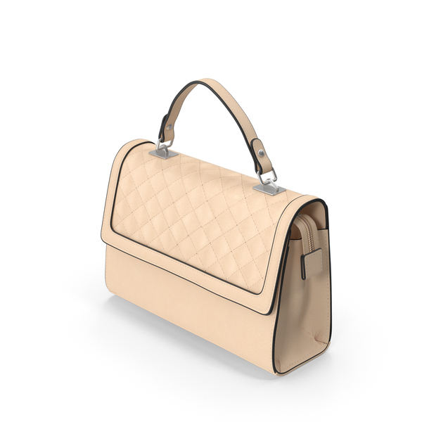 Cream Handbag PNG & PSD Images Cream Handbag PNG & PSD Images