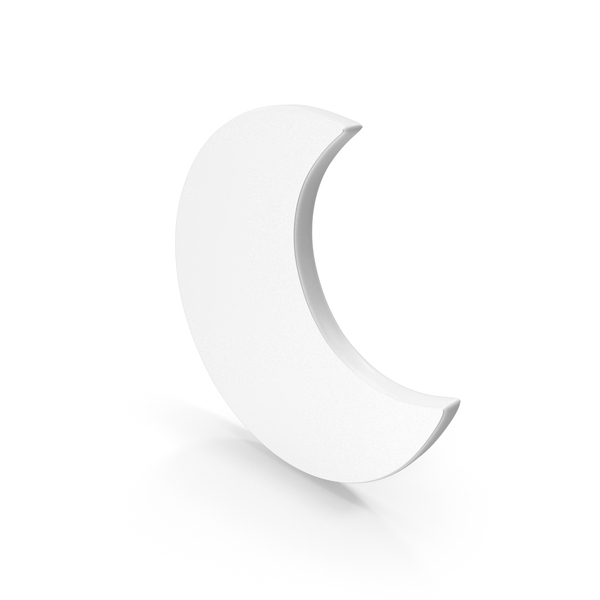 Cartoon Moon: Crescent Icon Shape White PNG & PSD Images Cartoon Moon: Crescent Icon Shape White PNG & PSD Images