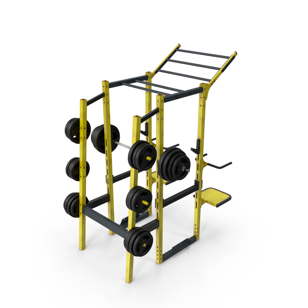 Weight Plate Tree: Crossfit Rack PNG & PSD Images