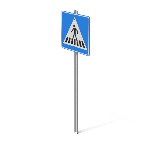 Traffic Signs: Crosswalk Road Sign Pole PNG & PSD Images Traffic Signs: Crosswalk Road Sign Pole PNG & PSD Images