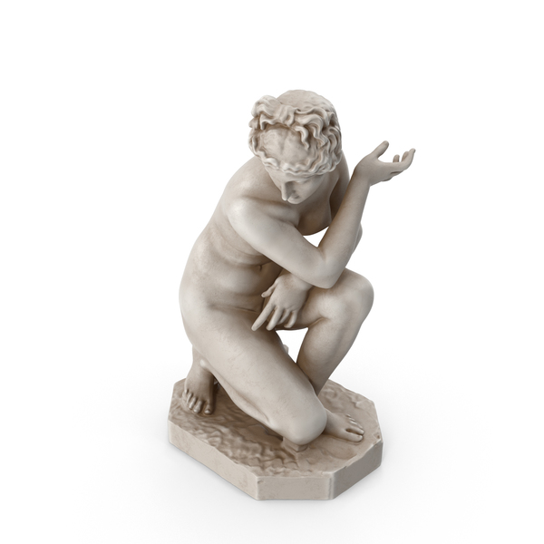 Statue: Crouching Venus PNG & PSD Images Statue: Crouching Venus PNG & PSD Images