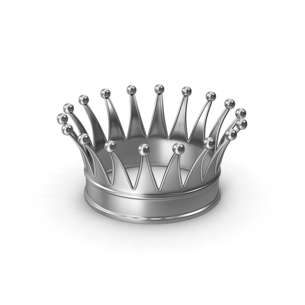 Royal: Crown Silver PNG & PSD Images