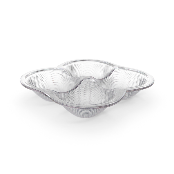 Crystal 4 Compartment Round Bowl PNG & PSD Images Crystal 4 Compartment Round Bowl PNG & PSD Images