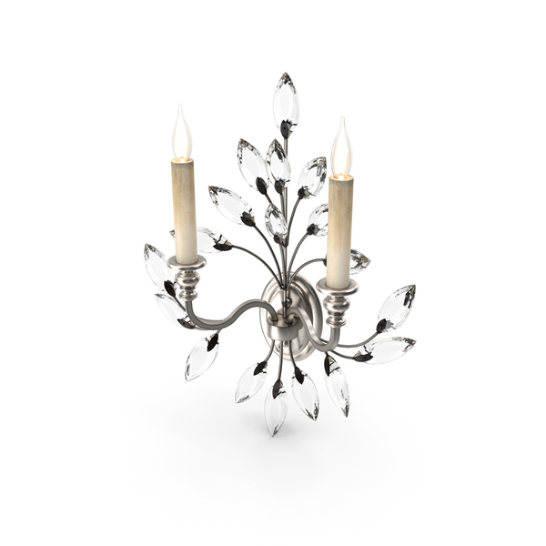 Crystal Laurel Sconce PNG & PSD Images Crystal Laurel Sconce PNG & PSD Images