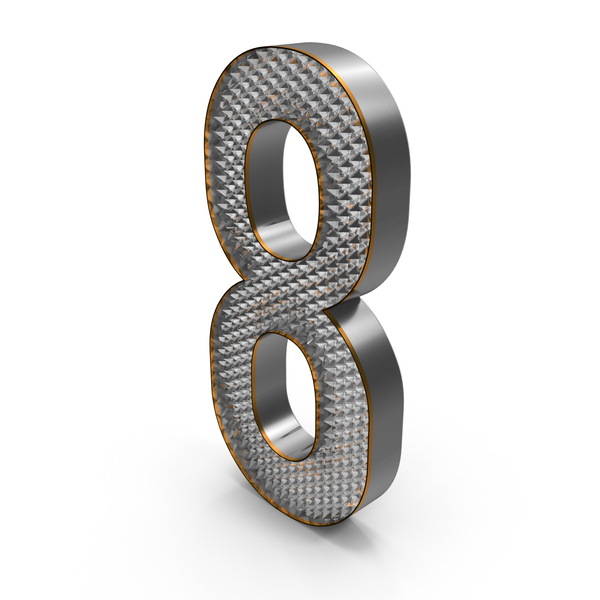 Crystal Number 8 PNG & PSD Images
