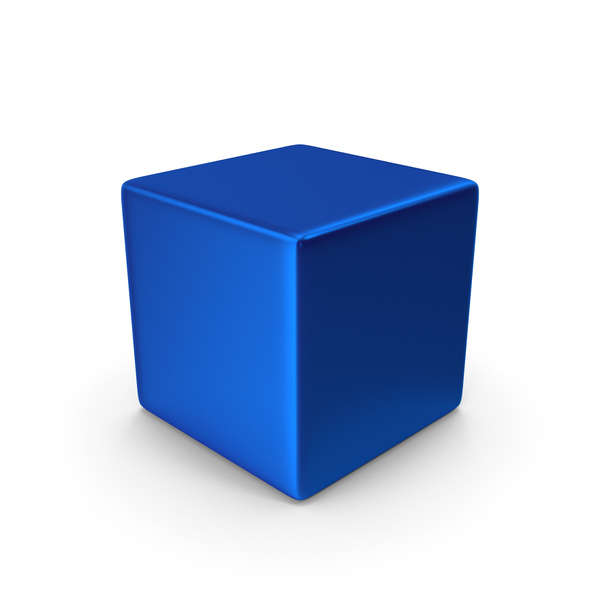 Cube Blue Metallic PNG & PSD Images Cube Blue Metallic PNG & PSD Images