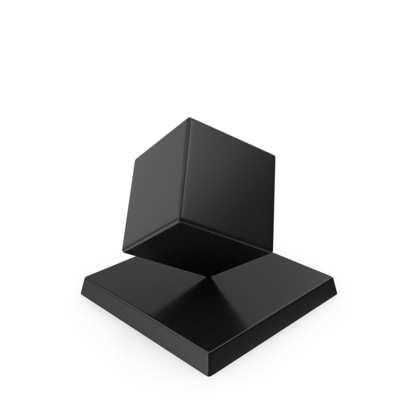 Cube Trophy Black PNG & PSD Images Cube Trophy Black PNG & PSD Images