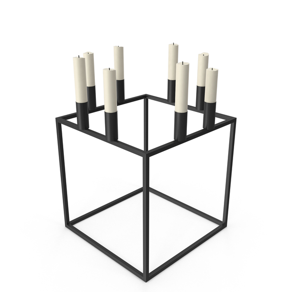 Candlestick: Cubical Сandlestick Holder PNG & PSD Images Candlestick: Cubical Сandlestick Holder PNG & PSD Images