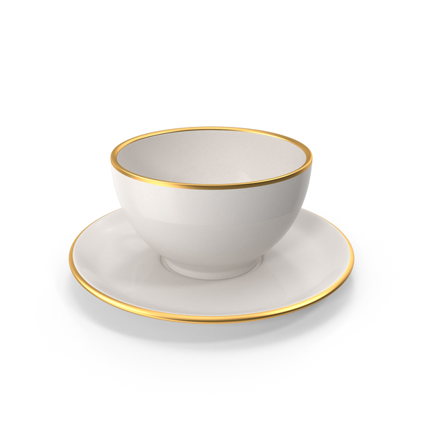 Teacup: Cup Plate White Gold PNG & PSD Images Teacup: Cup Plate White Gold PNG & PSD Images