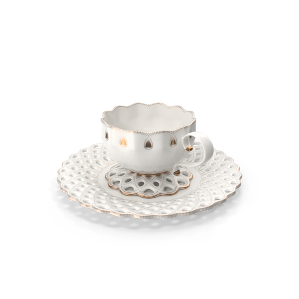 Teacup: Cup saucer from Porcelain Tea Set with Gold Pattern PNG & PSD Images Teacup: Cup saucer from Porcelain Tea Set with Gold Pattern PNG & PSD Images