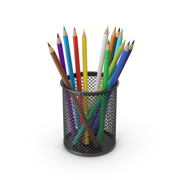 Cup With Colored Pencils PNG Images & PSDs for Download | PixelSquid ...