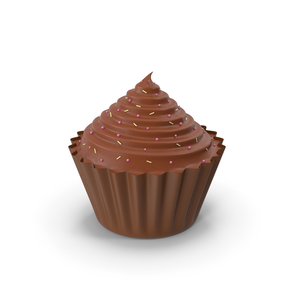 Cupcake Brown PNG & PSD Images Cupcake Brown PNG & PSD Images