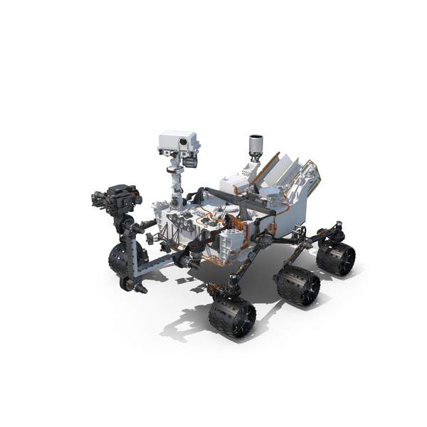 Vehicle Parts: Curiosity Mars Rover PNG & PSD Images