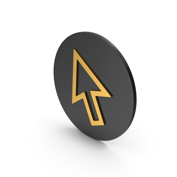 Cursor Arrow Gold Icon PNG & PSD Images Cursor Arrow Gold Icon PNG & PSD Images