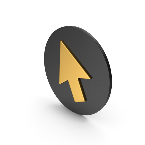 Cursor Arrow Gold Icon PNG & PSD Images Cursor Arrow Gold Icon PNG & PSD Images