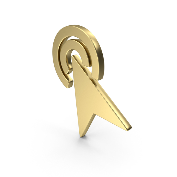 Cursor Shape Gold PNG & PSD Images Cursor Shape Gold PNG & PSD Images