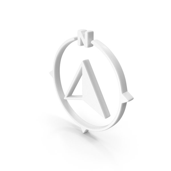 Cursor Showing North Direction Shape White PNG Images & PSDs for