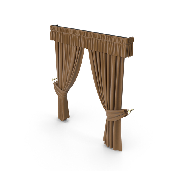 Curtain Brown PNG & PSD Images Curtain Brown PNG & PSD Images