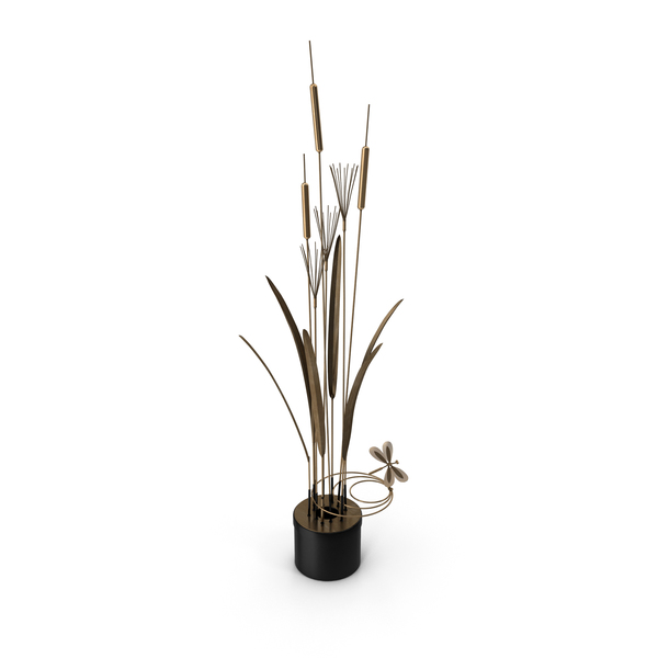 Curtis Jere Cattails Floor Lamp Sculpture PNG & PSD Images Curtis Jere Cattails Floor Lamp Sculpture PNG & PSD Images