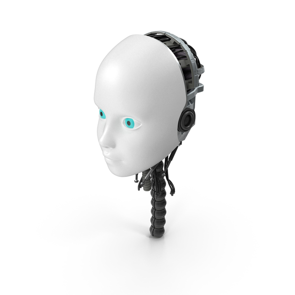 Robot: Cyborg Child Head PNG & PSD Images
