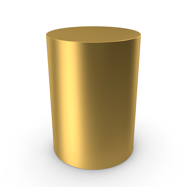 Cylinder Gold PNG & PSD Images Cylinder Gold PNG & PSD Images
