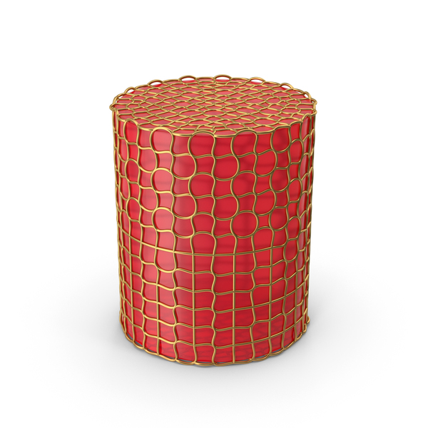 Cylinder Gold Red PNG & PSD Images
