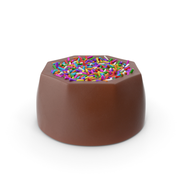 Cylinder Octagon Chocolate Candy with Colored Pops PNG & PSD Images Cylinder Octagon Chocolate Candy with Colored Pops PNG & PSD Images