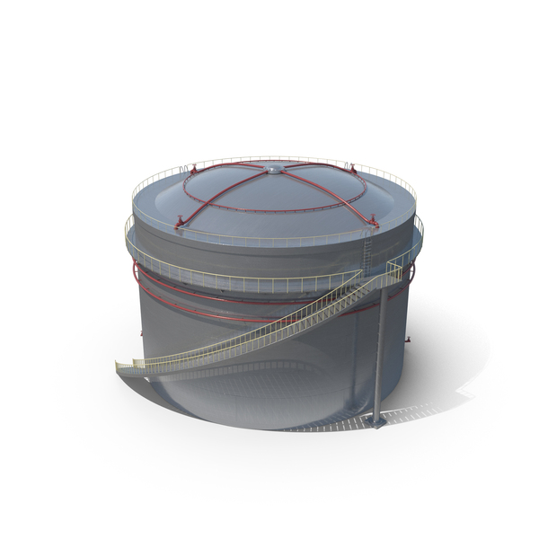 Storage: Cylindrical Oil Tank PNG & PSD Images